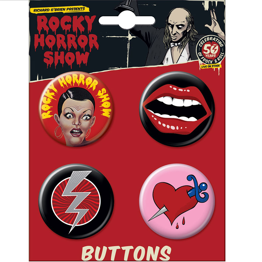 Rocky Horror Show 4-Button Set #1 (89585BT4)