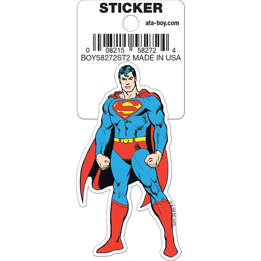 DC Comics Superman Classic Die-Cut Sticker (58272ST2)