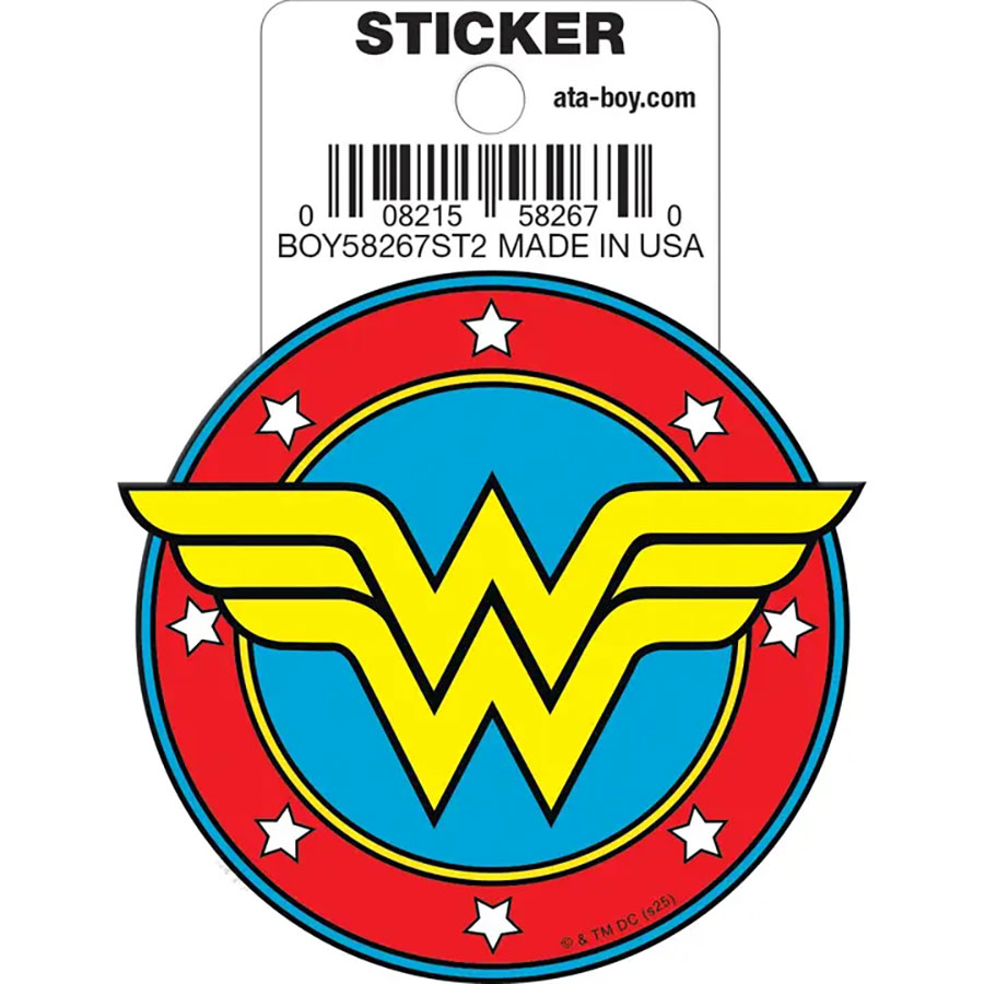 DC Comics Wonder Woman Logo Die-Cut Sticker (58267ST2)