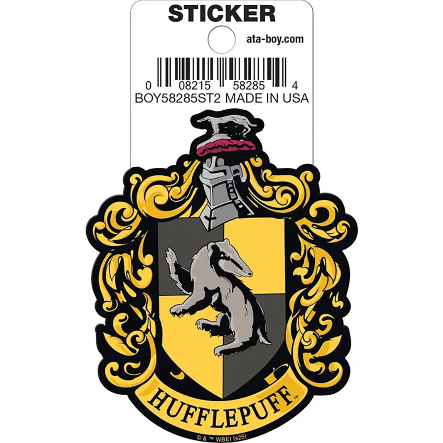 Harry Potter Hufflepuff Crest Die-Cut Sticker (58285ST2)
