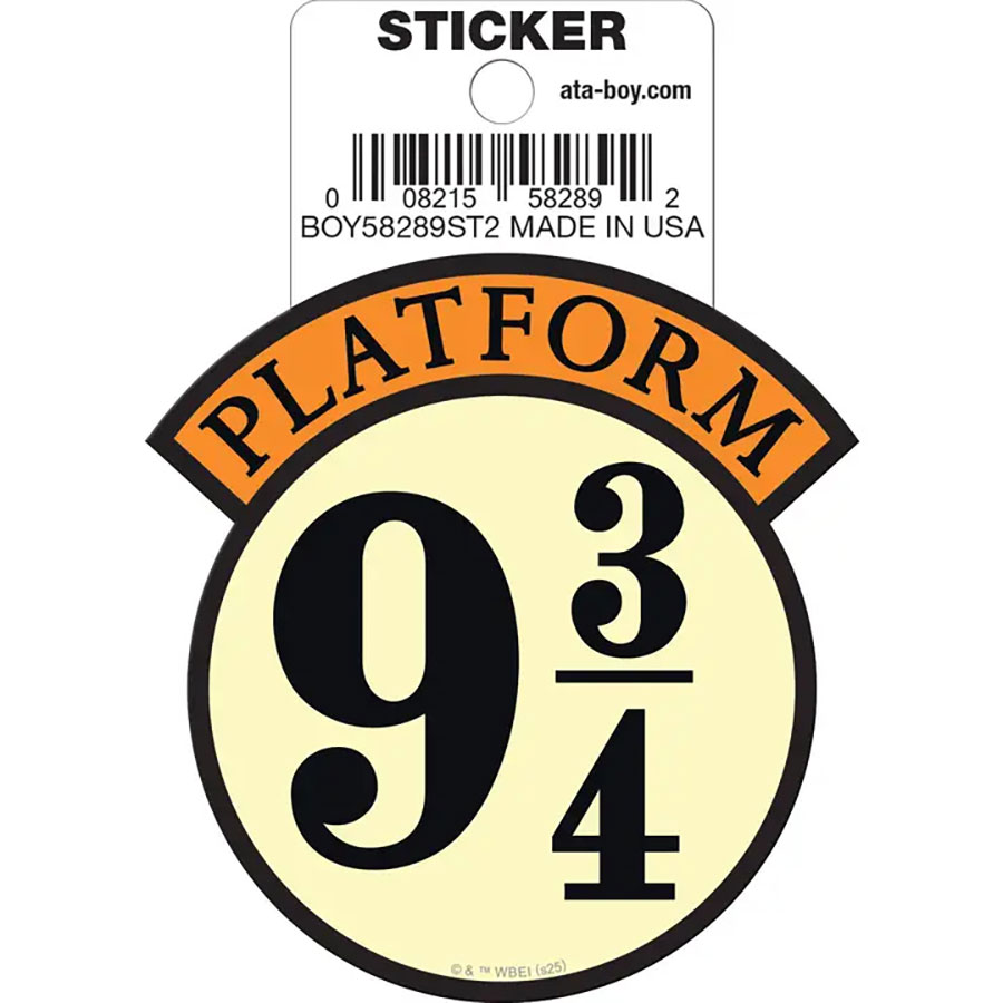 Harry Potter Platform 9 3/4 Die-Cut Sticker (58289ST2)