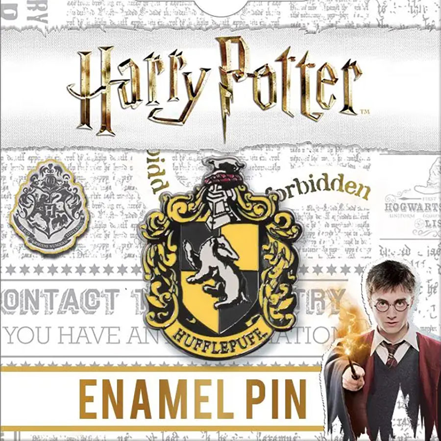 Harry Potter Hufflepuff Crest Enamel Pin (51004HP)
