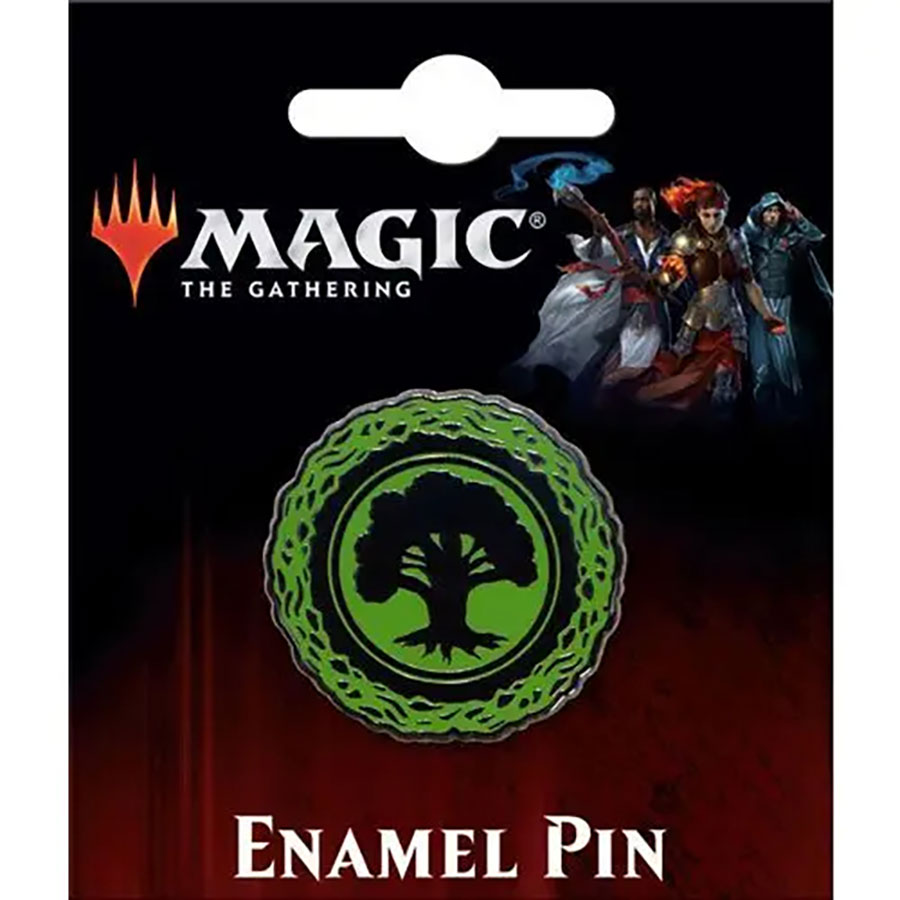 Magic The Gathering Green Forest Mana Enamel Pin (51087MG)