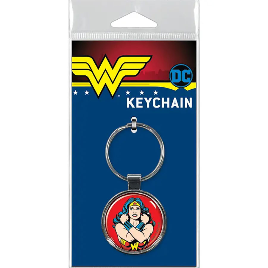 DC Comics Wonder Woman on Red Keychain (66120KR)