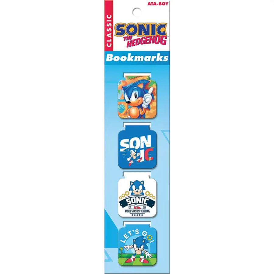 Sonic The Hedgehog Magnetic Bookmark Set (12232SH)