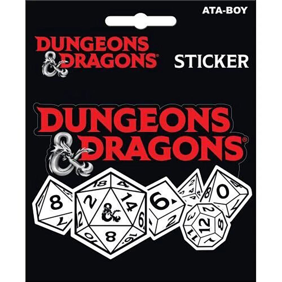 Dungeons & Dragons Dice Sticker (45305S)