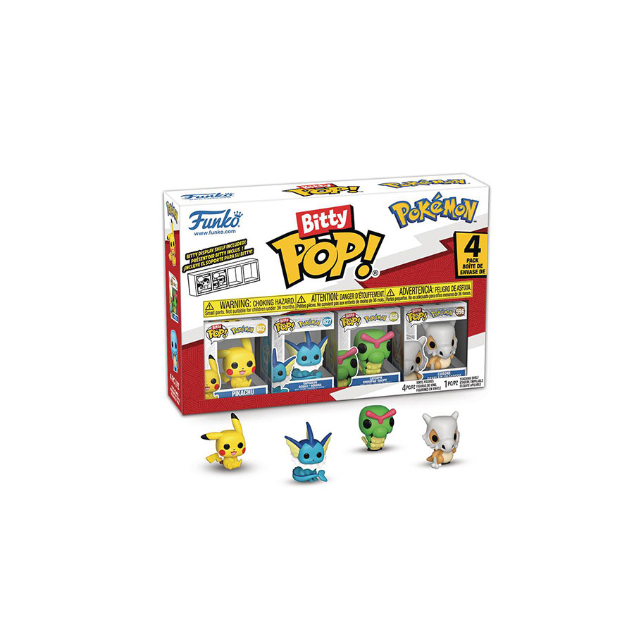 Bitty POP Pokemon Pikachu 4-Pack Vinyl Figure