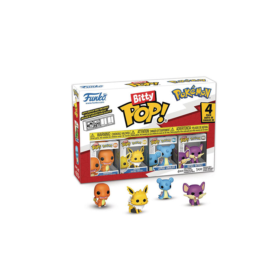 Bitty POP Pokemon Charmander 4-Pack Vinyl Figure