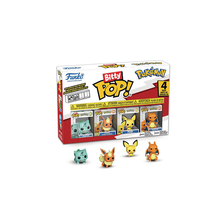 Bitty POP Pokemon Bulbasaur 4-Pack Vinyl Figure