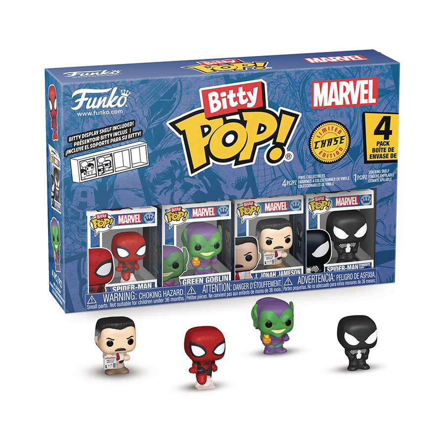 Bitty POP Spider-Man Spider-Man 4-Pack Vinyl Figure
