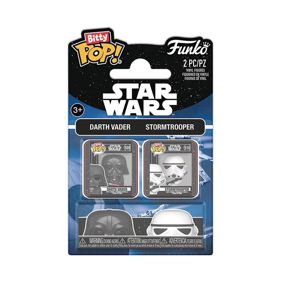 Bitty POP Star Wars 2-Pack Darth Vader & Stormtrooper Vinyl Figure