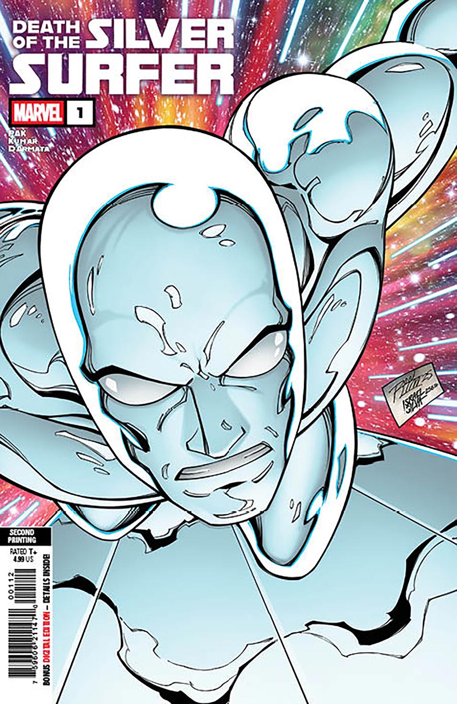 Death Of The Silver Surfer #1 Cover H 2nd Ptg Ron Lim Variant Cover