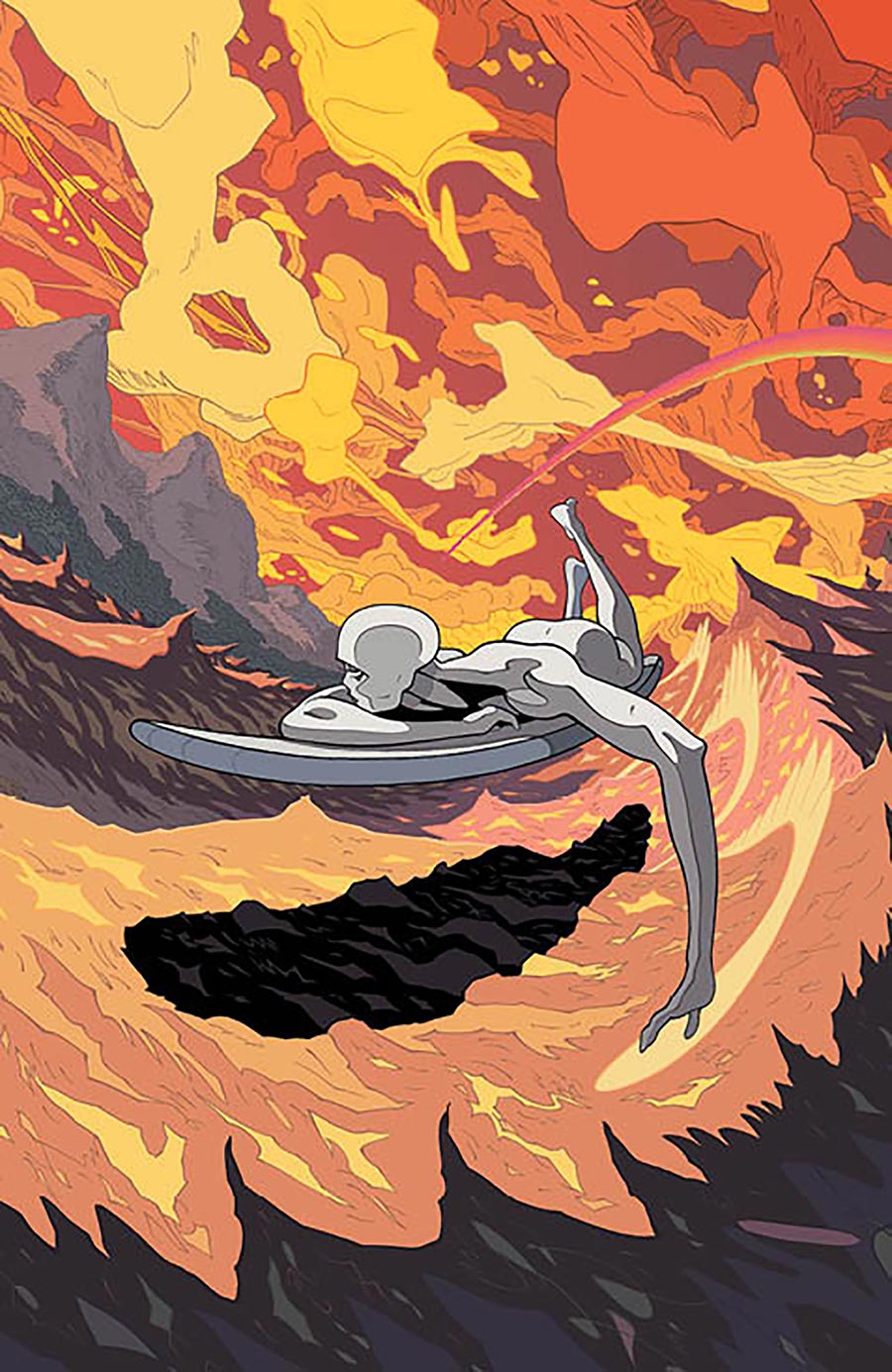 Death Of The Silver Surfer #1 Cover I 2nd Ptg Incentive Tradd Moore Virgin Variant Cover