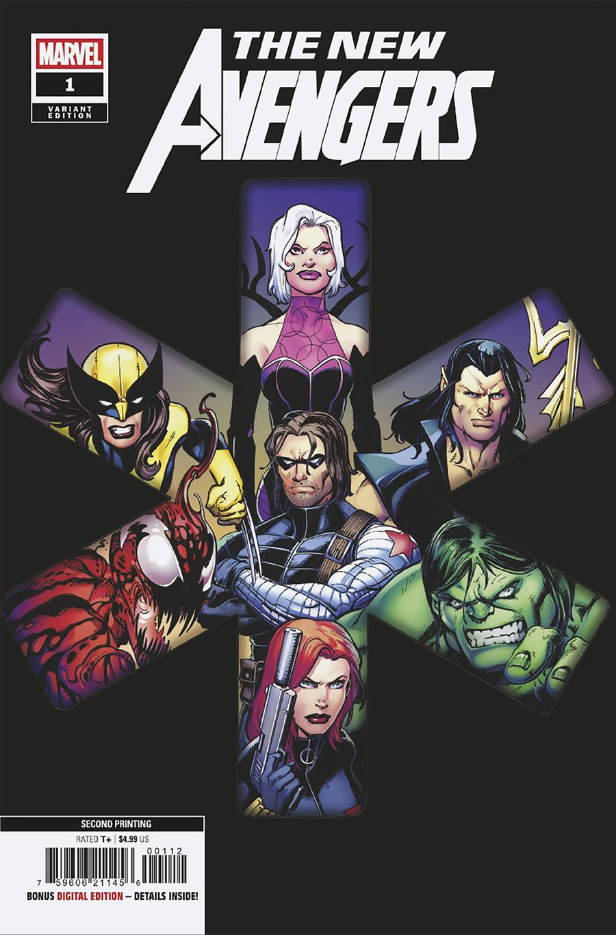 New Avengers Vol 5 #1 Cover M 2nd Ptg Mark Bagley Variant Cover