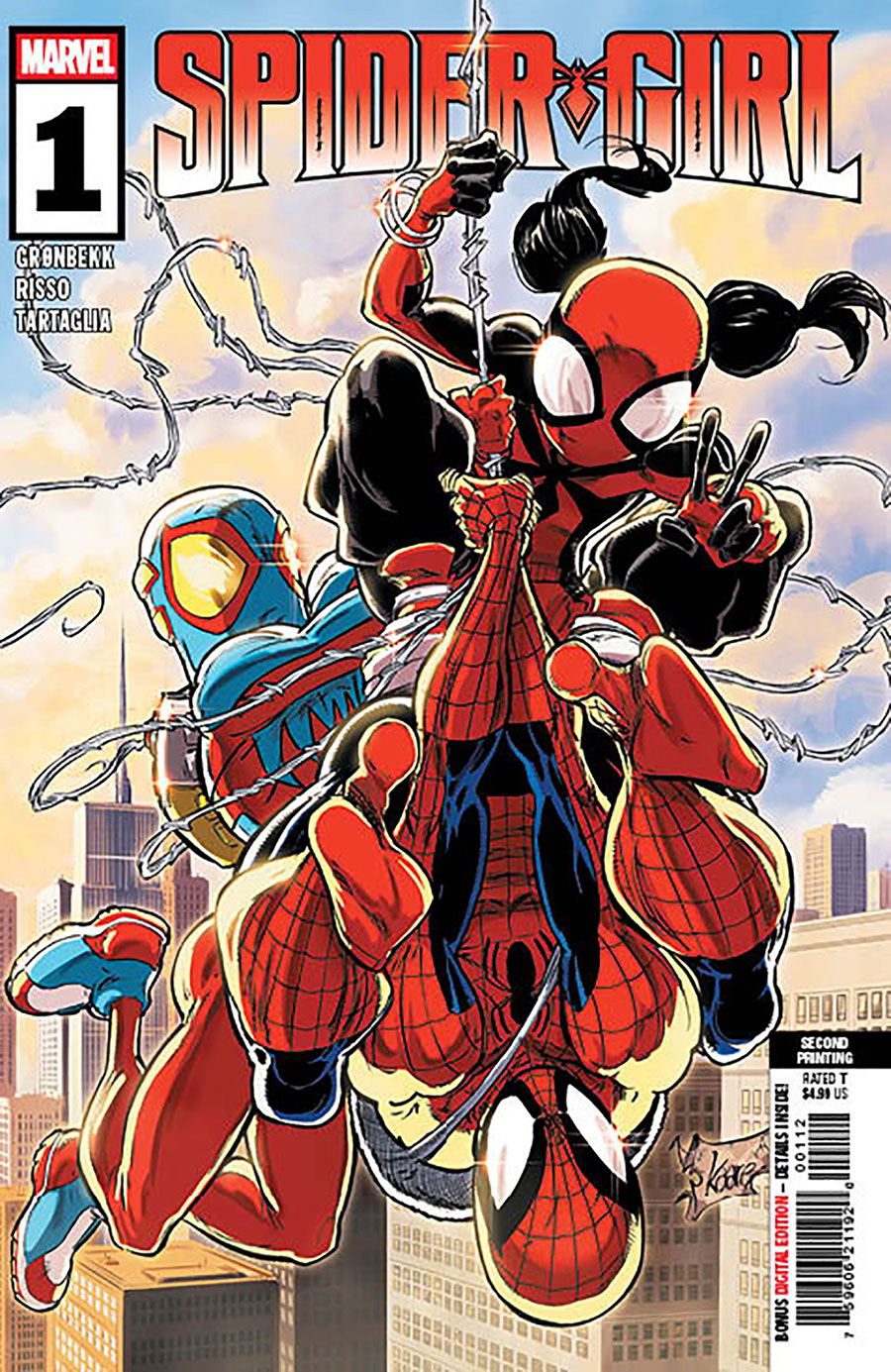 Spider-Girl Vol 3 #1 Cover I 2nd Ptg Kaare Andrews Variant Cover