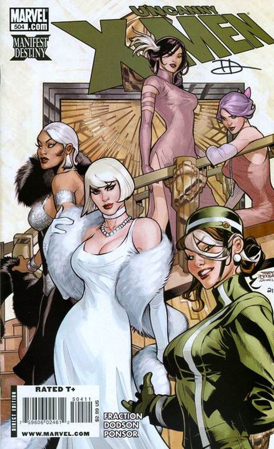 Uncanny X-Men #504 Cover C DF Signed Terry Dodson No COA (X-Men Manifest Destiny Tie-In)