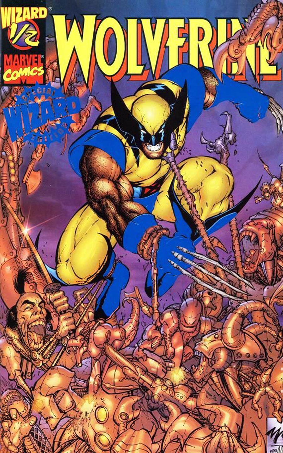 Wolverine Wizard #1/2 Cover E Foil Variant Cover No COA