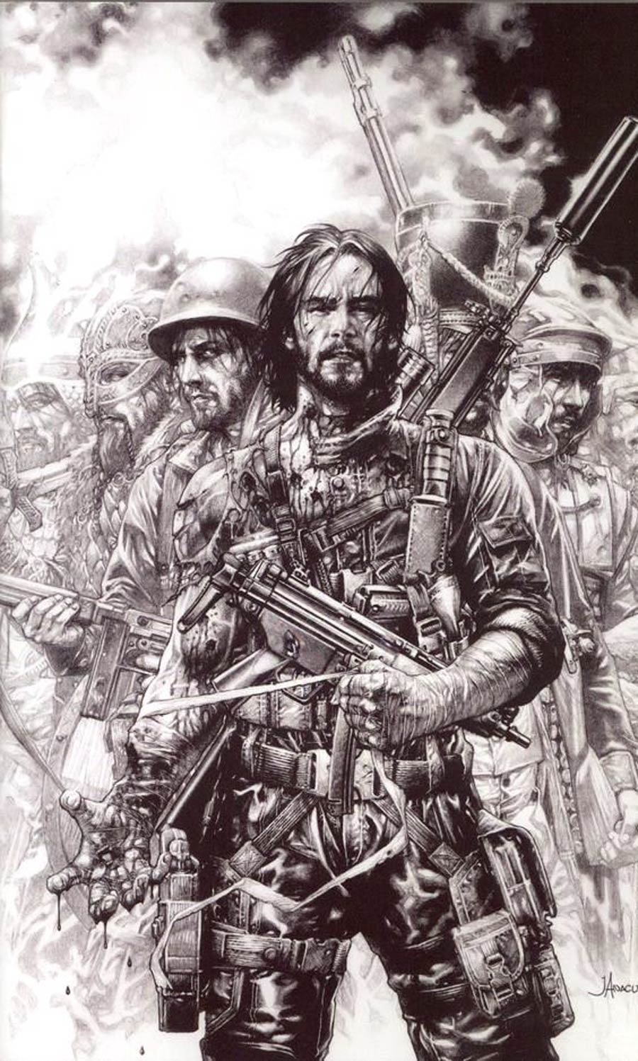 BRZRKR #1 Cover Z-B Jay Anacleto Virgin Variant Cover