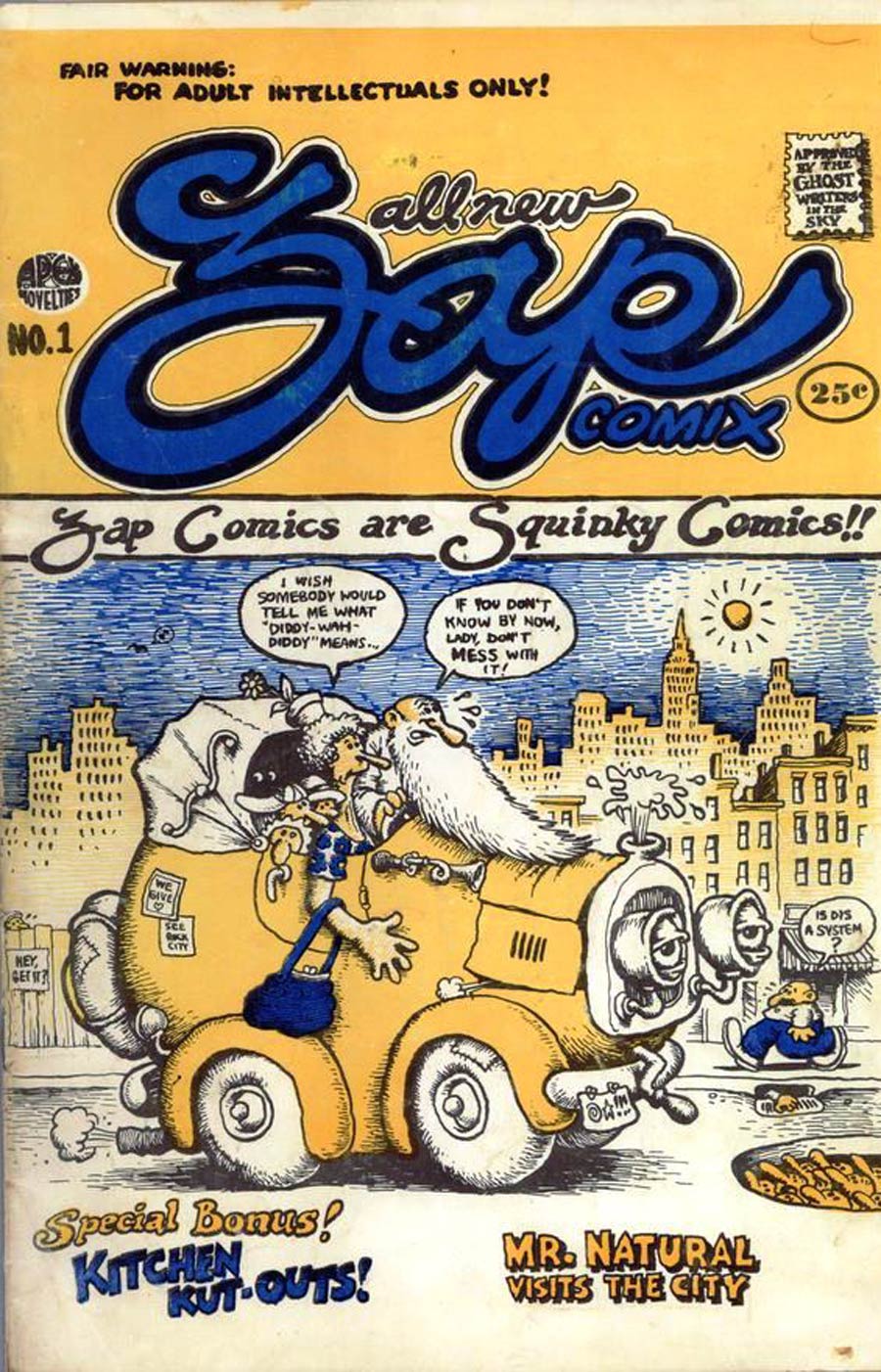 ZAP Comix #1 Cover A 1st Ptg