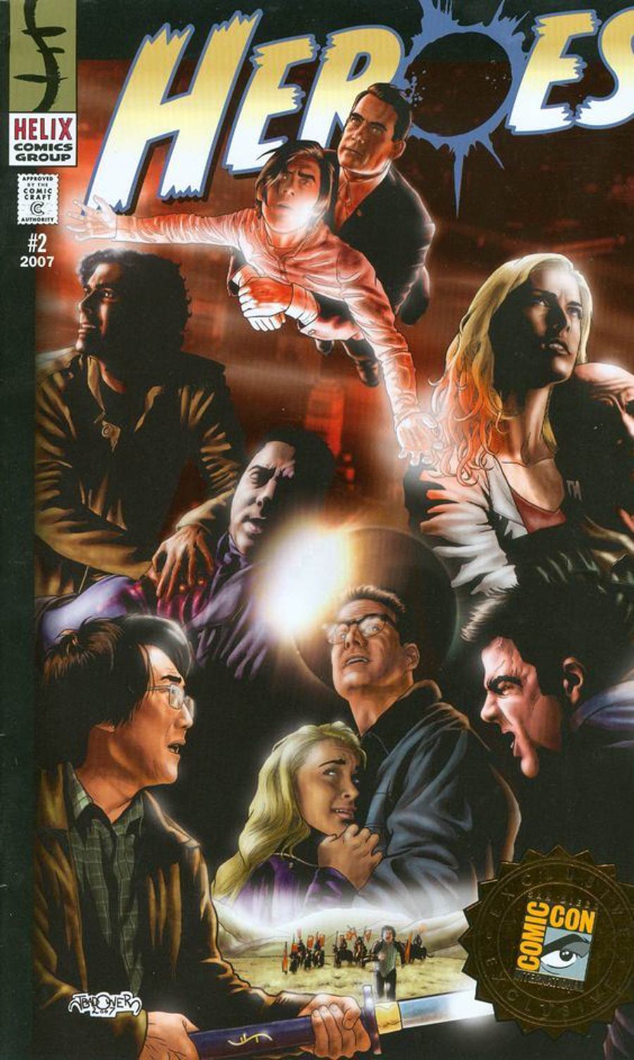 Heroes 9th Wonders #2 Cover B NBC Promo San Diego Comic Con Exclusive