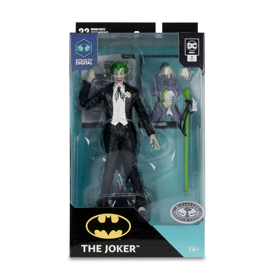 DC Multiverse Digital 7-Inch Action Figure Wave 3 - Silver Age Joker McFarlane Platinum Edition (Tuxedo Suit)