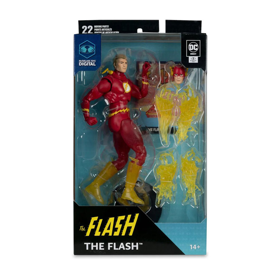 DC Multiverse Digital 7-Inch Action Figure Wave 3 - Flash McFarlane Platinum Edition (Speed Force)