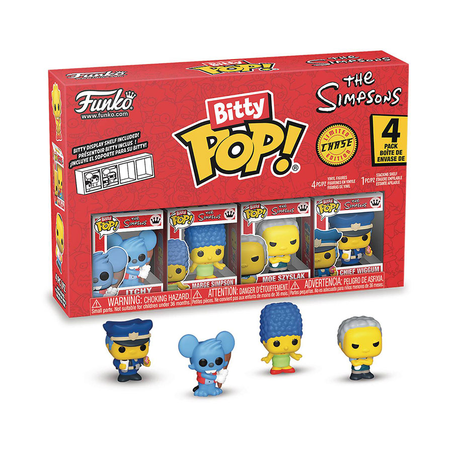Bitty POP Simpsons Itchy 4-Pack Vinyl Figure