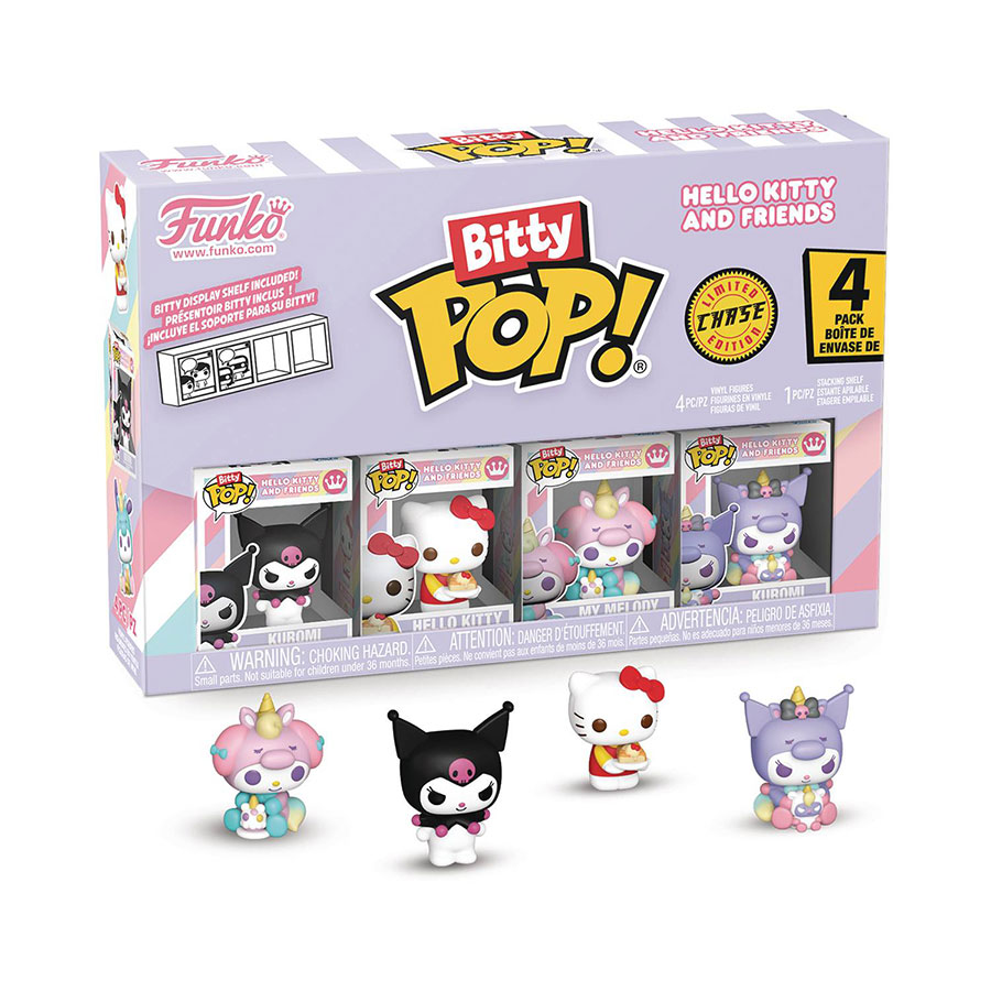 Bitty POP Sanrio Kuromi 4-Pack Vinyl Figure