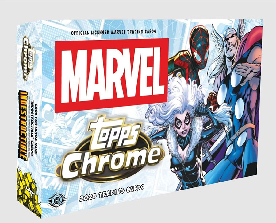 Topps 2025 Marvel Comics Chrome Hobby Breaker Box