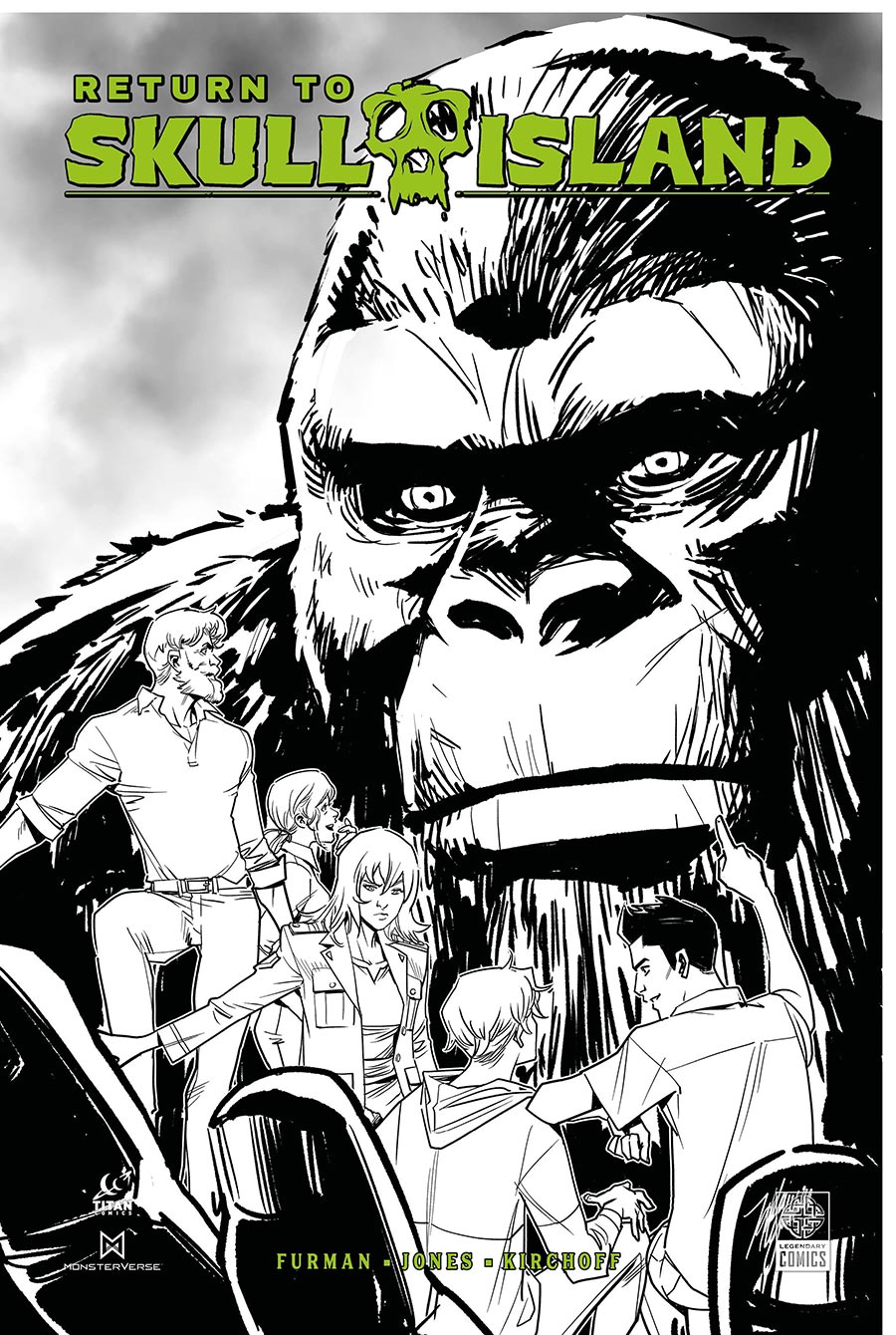 Return To Skull Island #3 Cover D Variant Takeshi Miyazawa Inks Cover