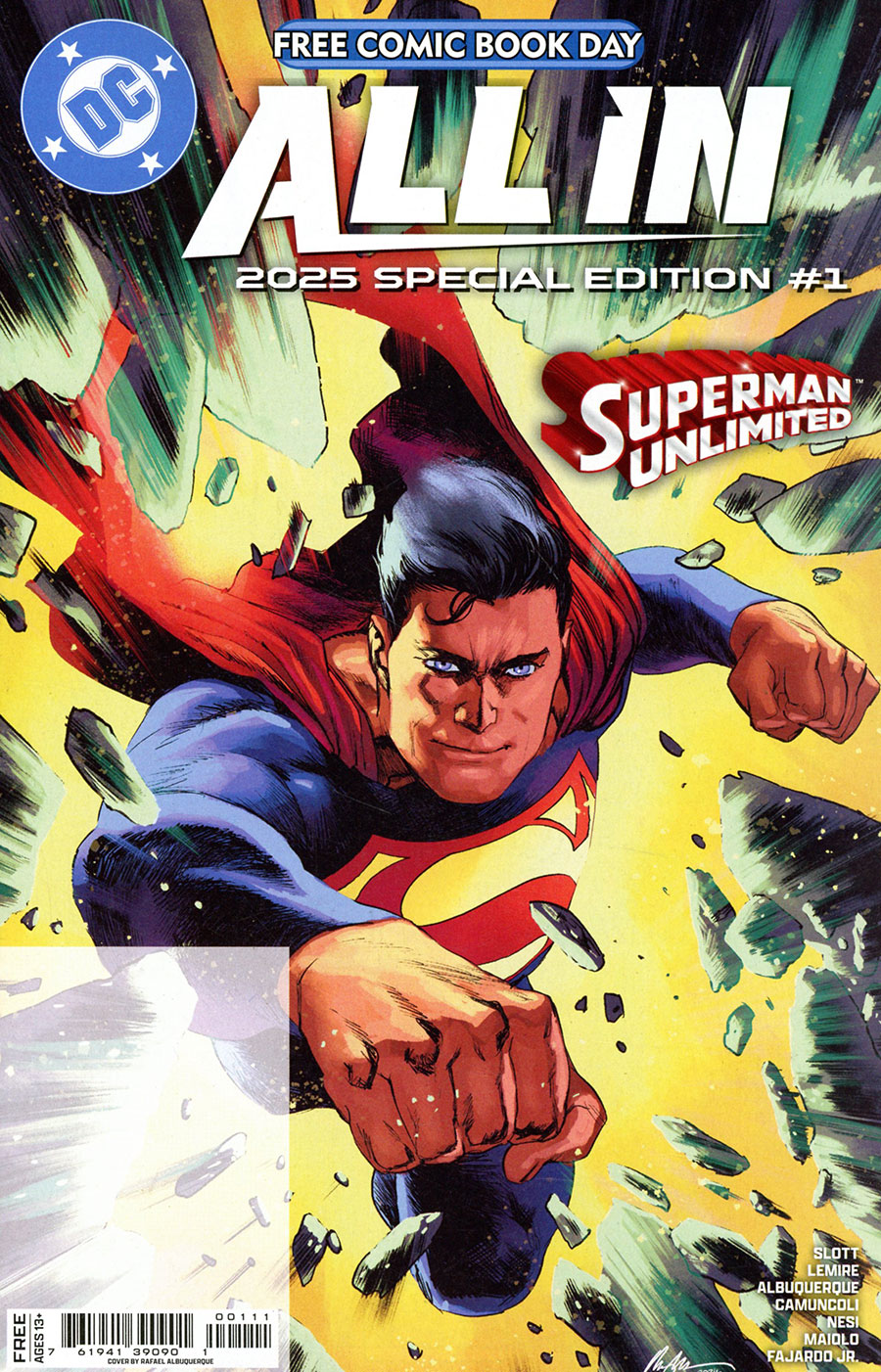 DC All In Absolute Universe 2025 FCBD Special Edition #1 (One Shot) Cover A Regular Cover