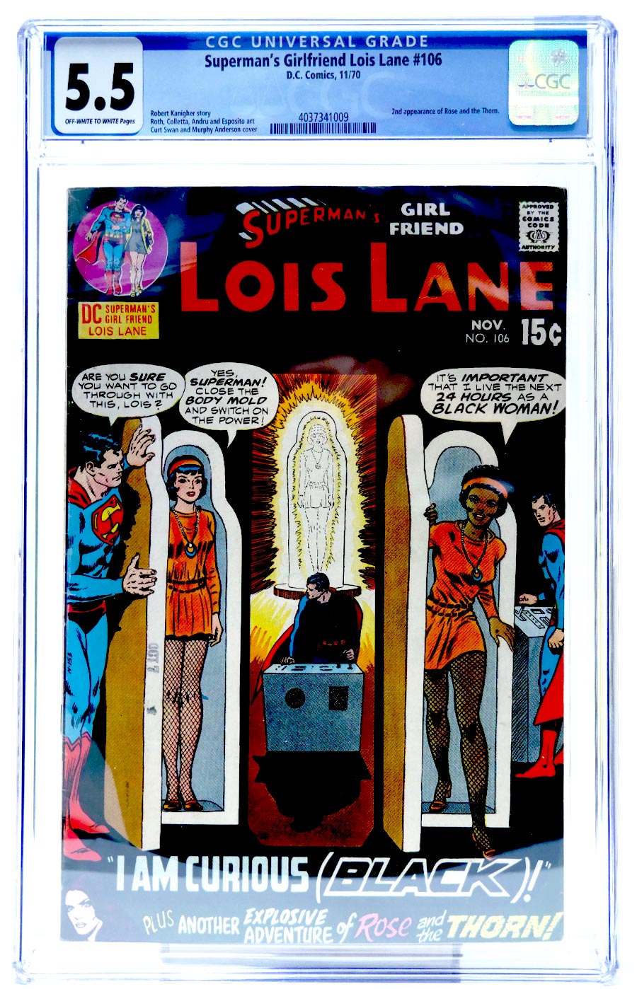 Supermans Girlfriend Lois Lane #106 Cover B CGC 5.5