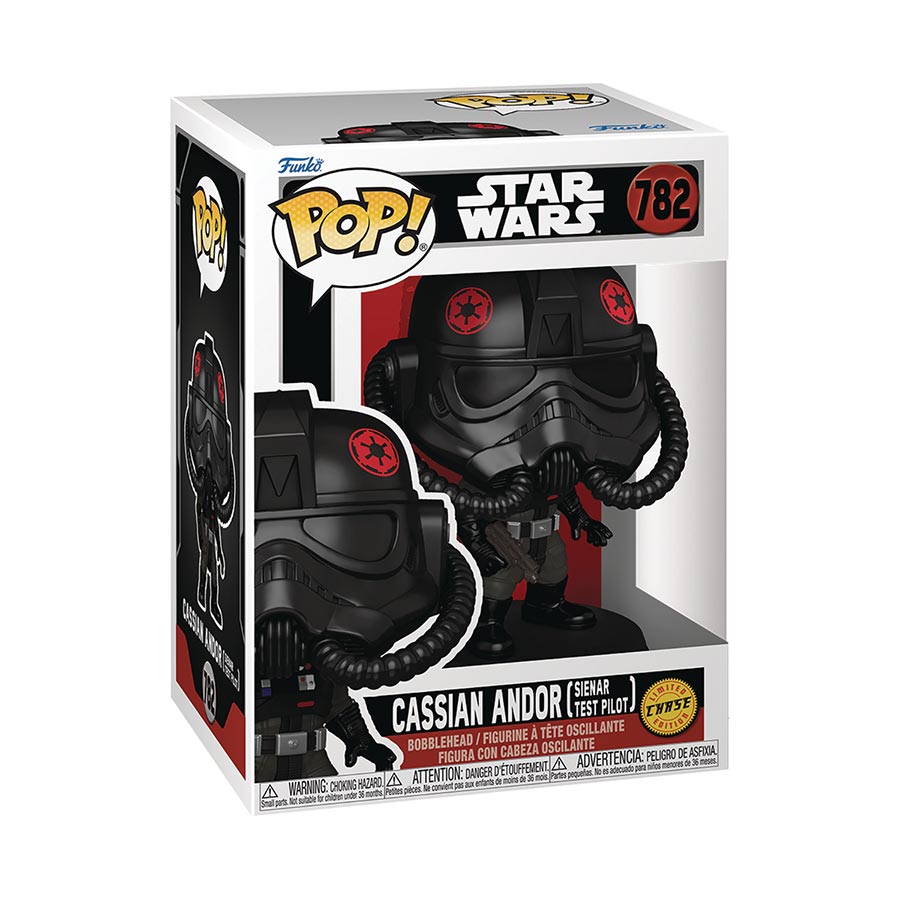 POP Star Wars Andor Cassian Andor Sienar Test Pilot Chase Vinyl Bobble Head