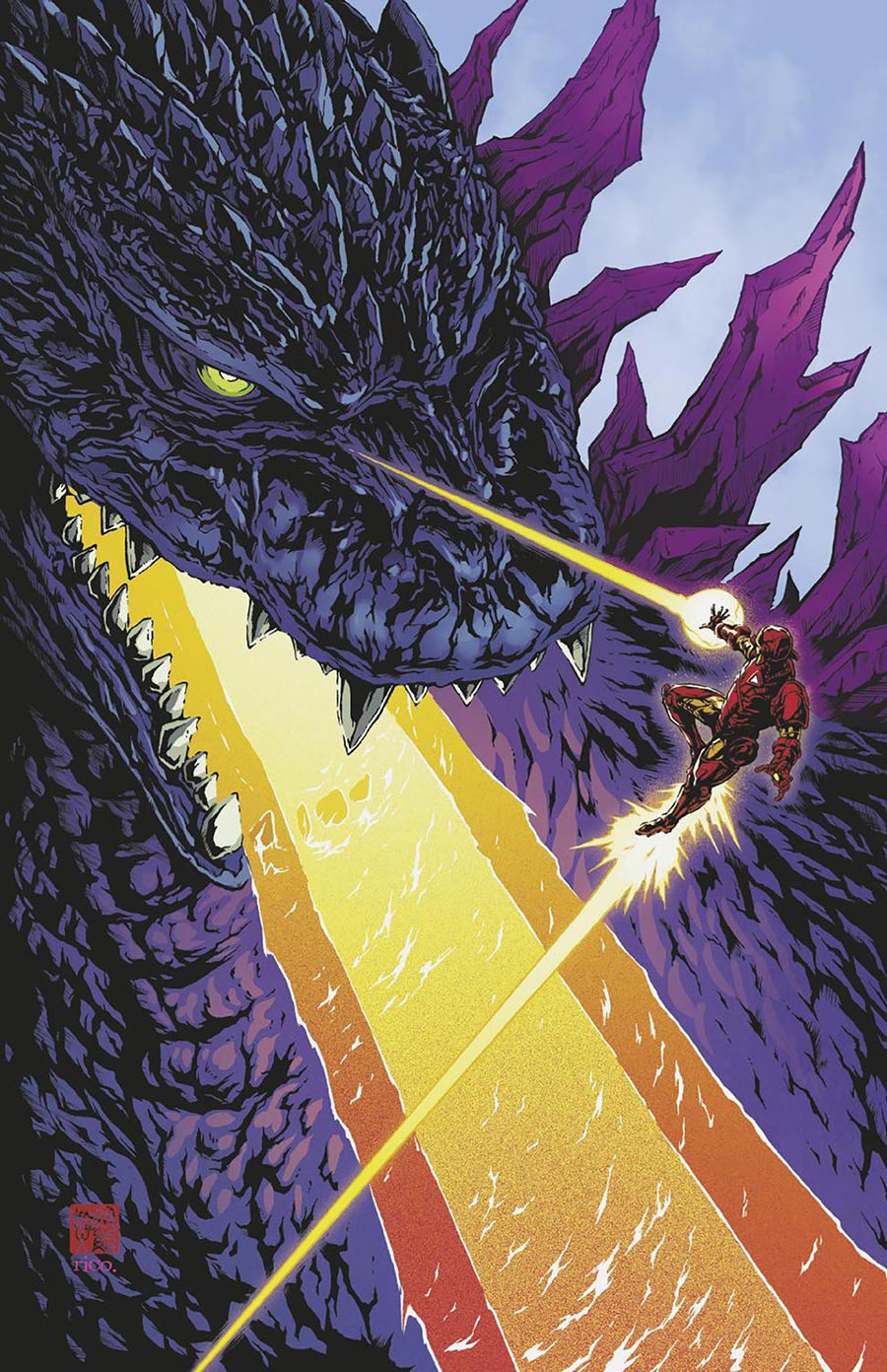 Godzilla vs Avengers #1 (One Shot) Cover K 2nd Ptg Incentive Takashi Okazaki Virgin Variant Cover
