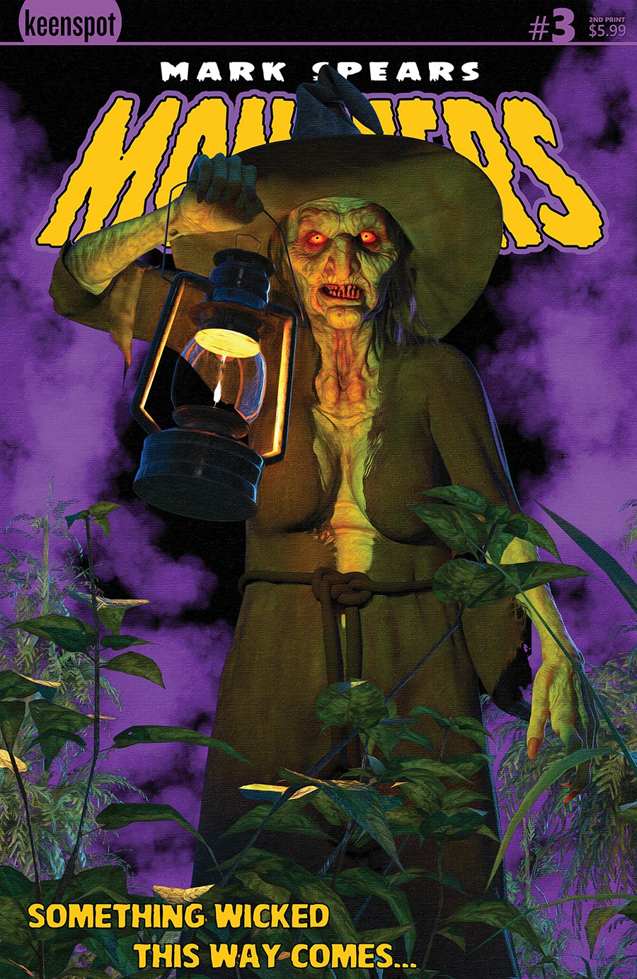 Mark Spears Monsters #3 Cover I 2nd Ptg A Mark Spears Something Wicked This Way Comes Variant Cover