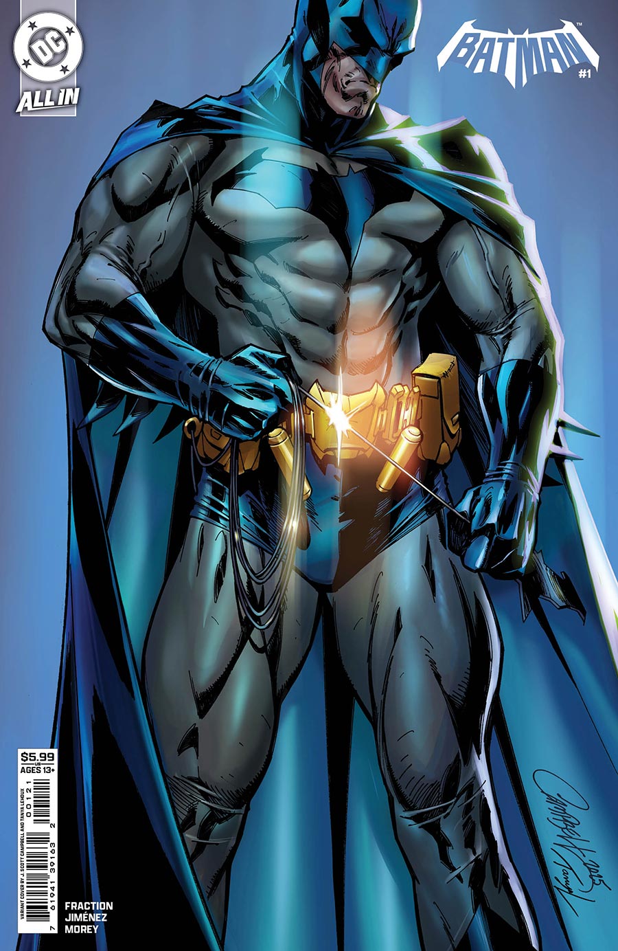 Batman Vol 4 #1 Cover D Variant J Scott Campbell Card Stock Cover (DC All In)