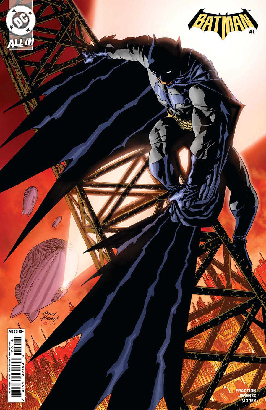 Batman Vol 4 #1 Cover N Incentive Andy Kubert Card Stock Variant Cover (DC All In)