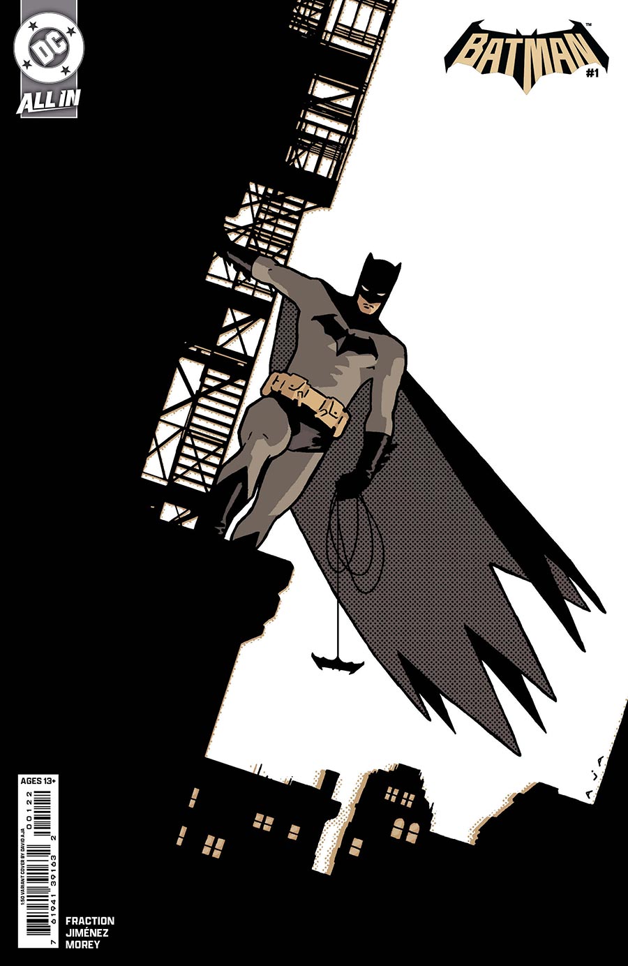 Batman Vol 4 #1 Cover O Incentive David Aja Card Stock Variant Cover (DC All In)