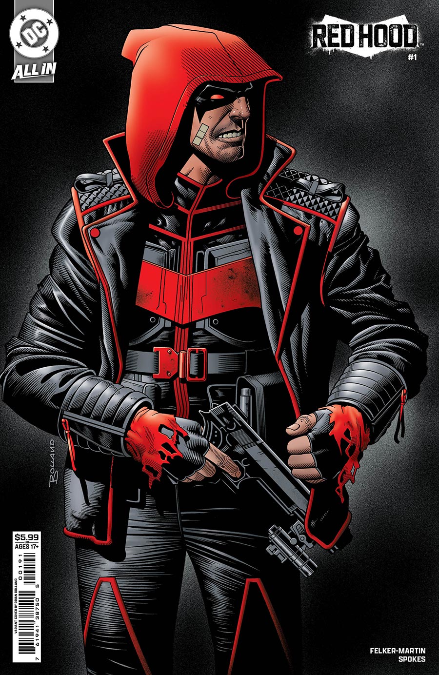 Red Hood Vol 2 #1 Cover D Variant Brian Bolland Card Stock Cover (DC All In)