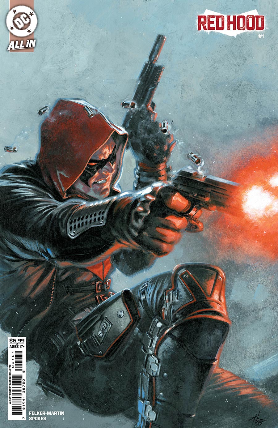 Red Hood Vol 2 #1 Cover E Variant Gabriele Dell Otto Gotham Card Stock Cover (DC All In)