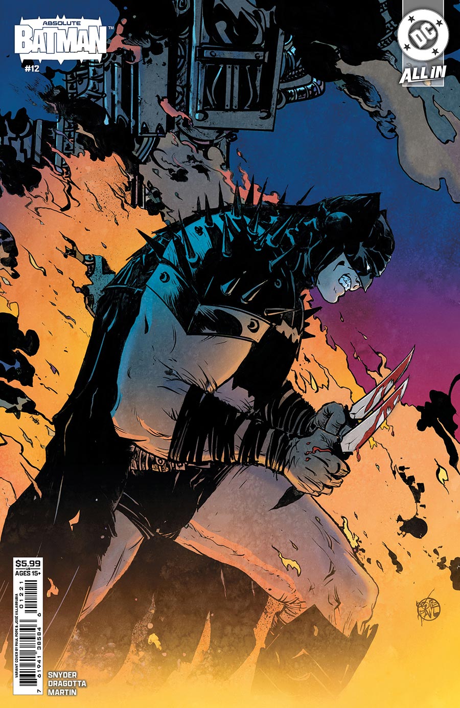 Absolute Batman #12 Cover B Variant Paul Pope Card Stock Cover (DC All In)