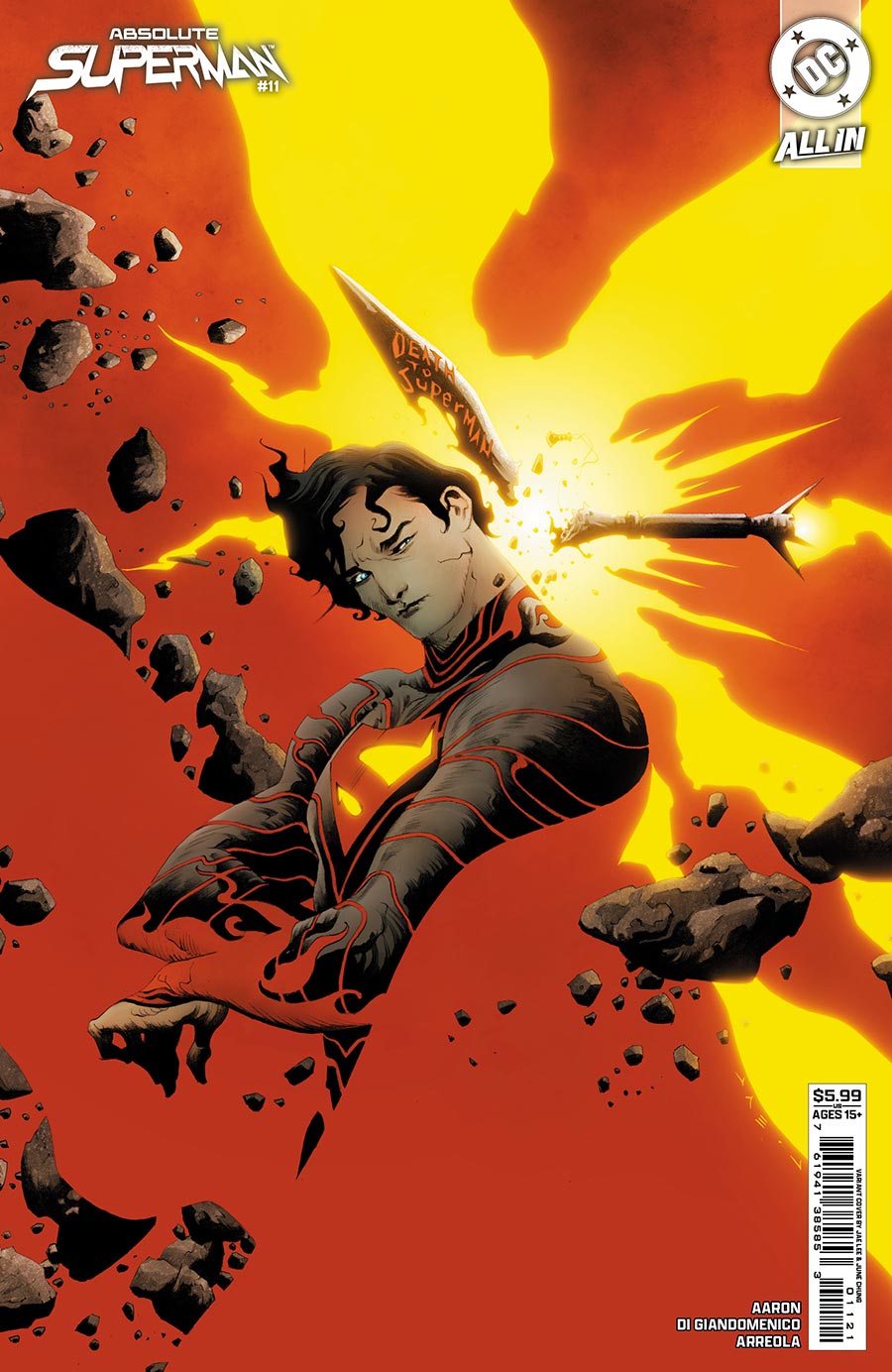 Absolute Superman #11 Cover B Variant Jae Lee Card Stock Cover (DC All In)