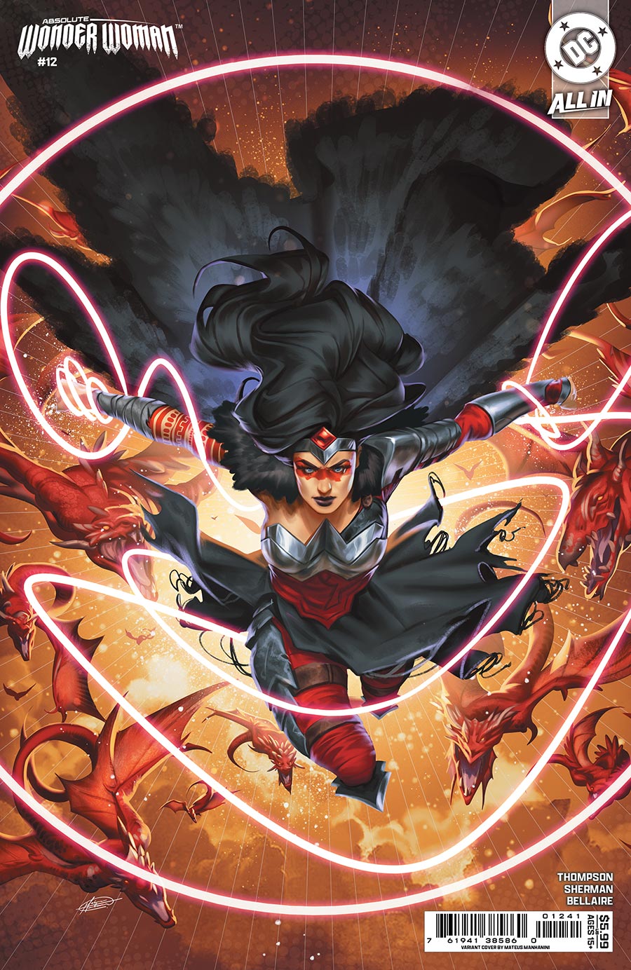 Absolute Wonder Woman #12 Cover D Variant Mateus Manhanini Card Stock Cover (DC All In)