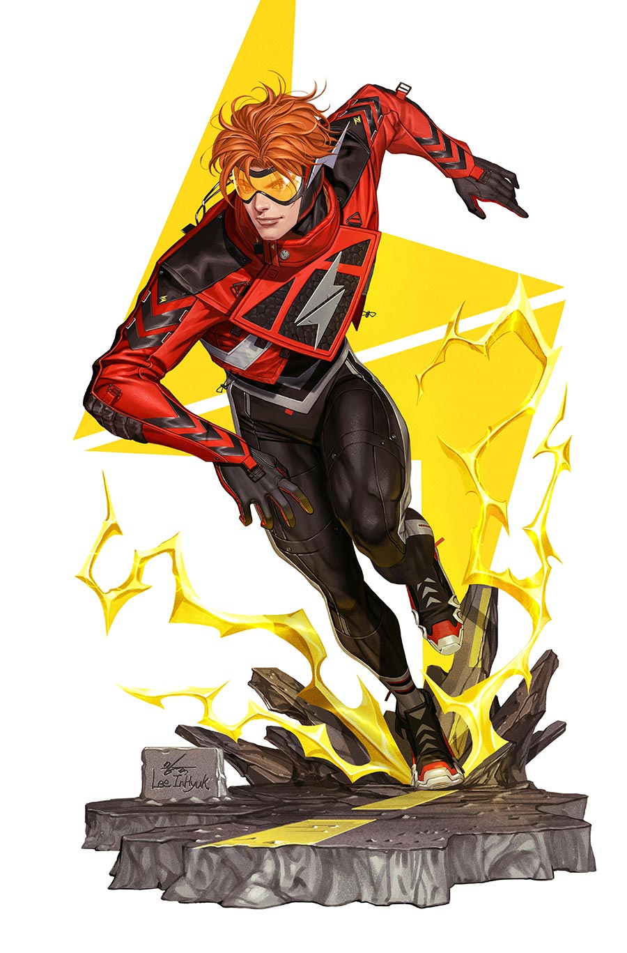 Absolute Flash #7 Cover B Variant Inhyuk Lee Card Stock Cover (DC All In)