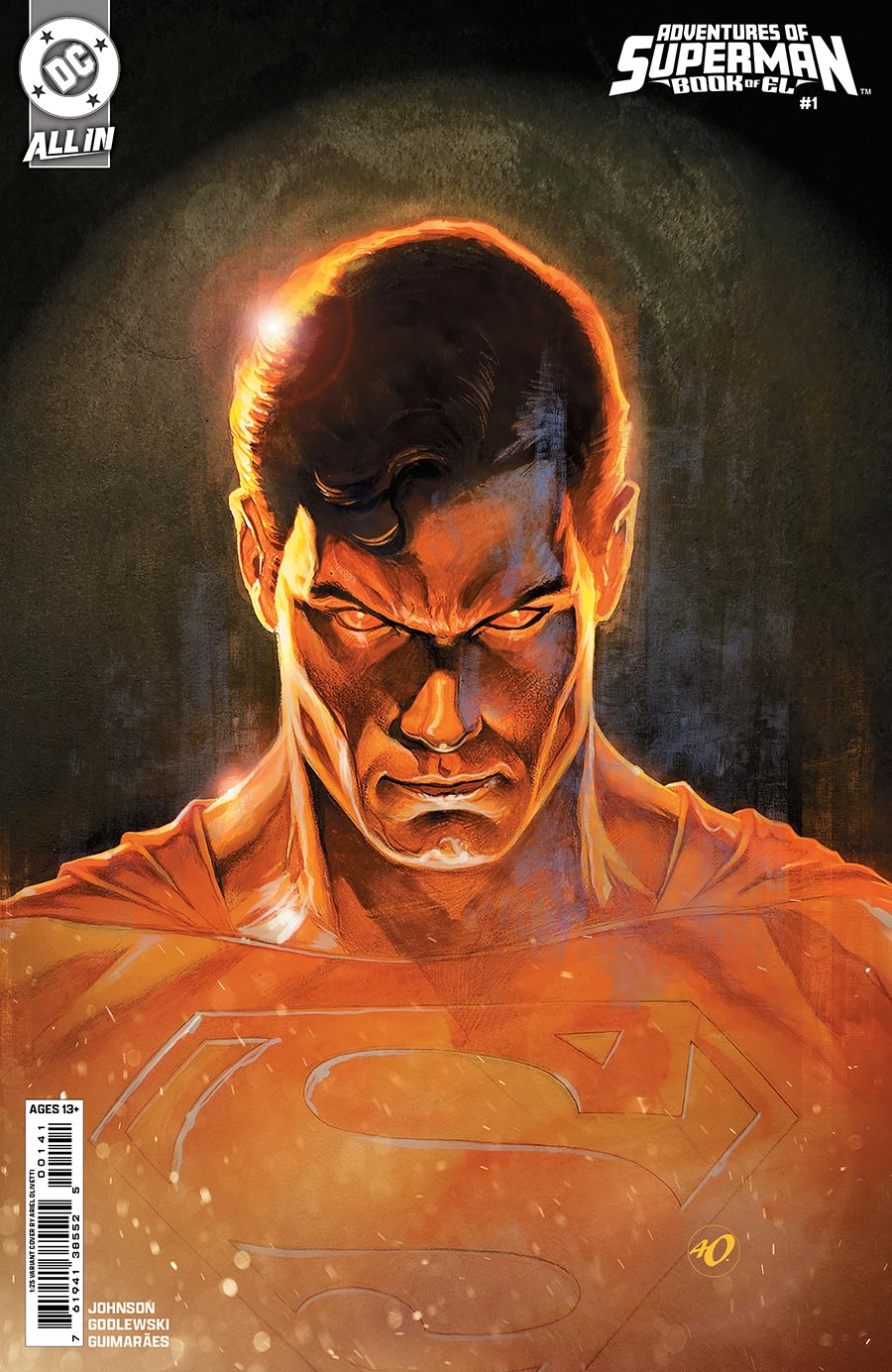 Adventures Of Superman Book Of El #1 Cover E Incentive Ariel Olivetti Card Stock Variant Cover (DC All In)