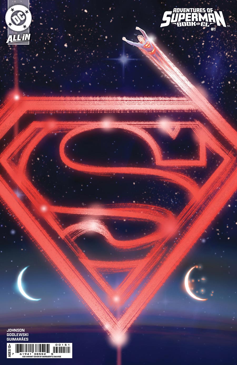 Adventures Of Superman Book Of El #1 Cover F Incentive Marguerite Sauvage Card Stock Variant Cover (DC All In)