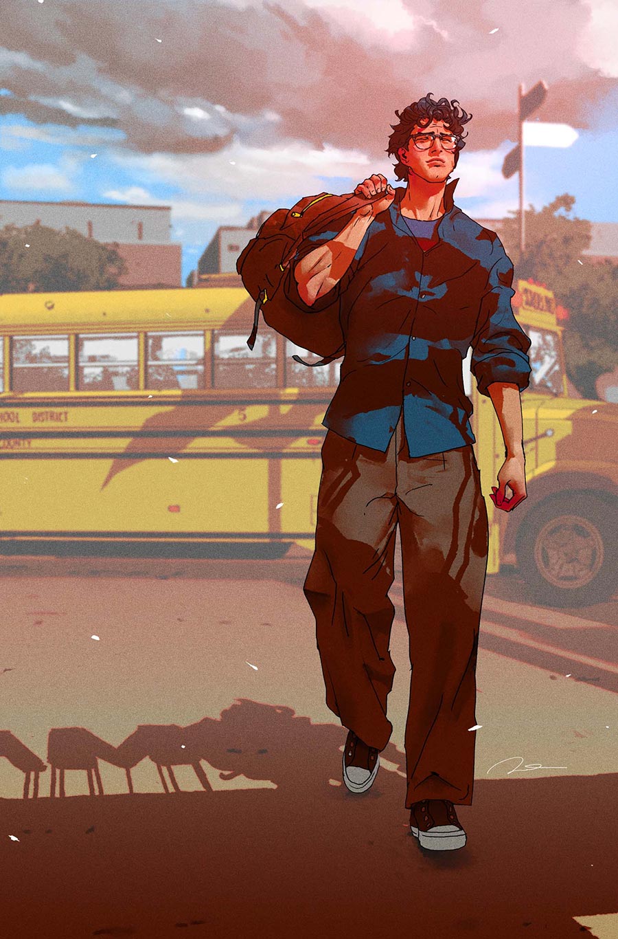 Action Comics Vol 2 #1090 Cover B Variant Gerald Parel Card Stock Cover (DC All In)