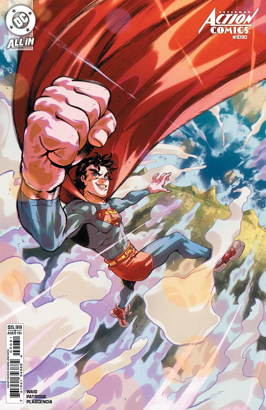 Action Comics Vol 2 #1090 Cover C Variant Ricardo Lopez Ortiz Card Stock Cover (DC All In)