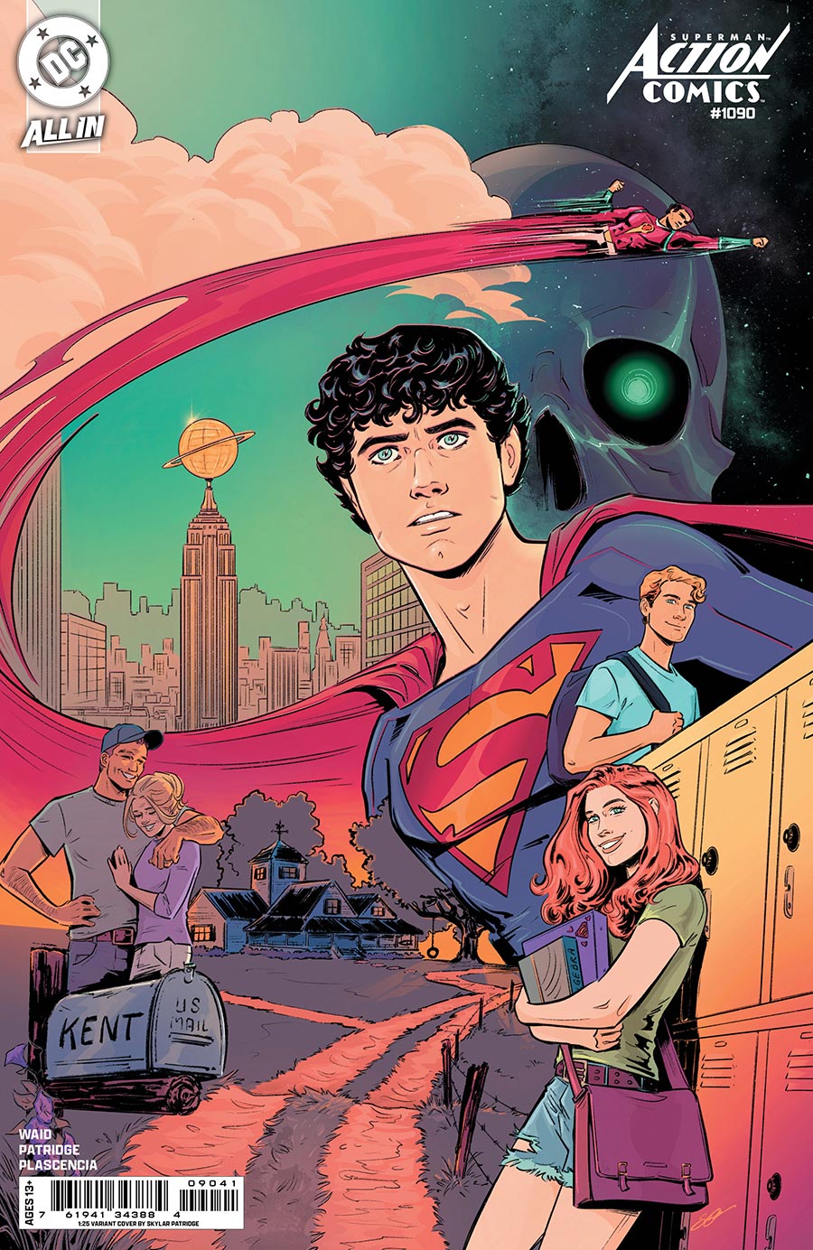 Action Comics Vol 2 #1090 Cover E Incentive Skylar Patridge Card Stock Variant Cover (DC All In)