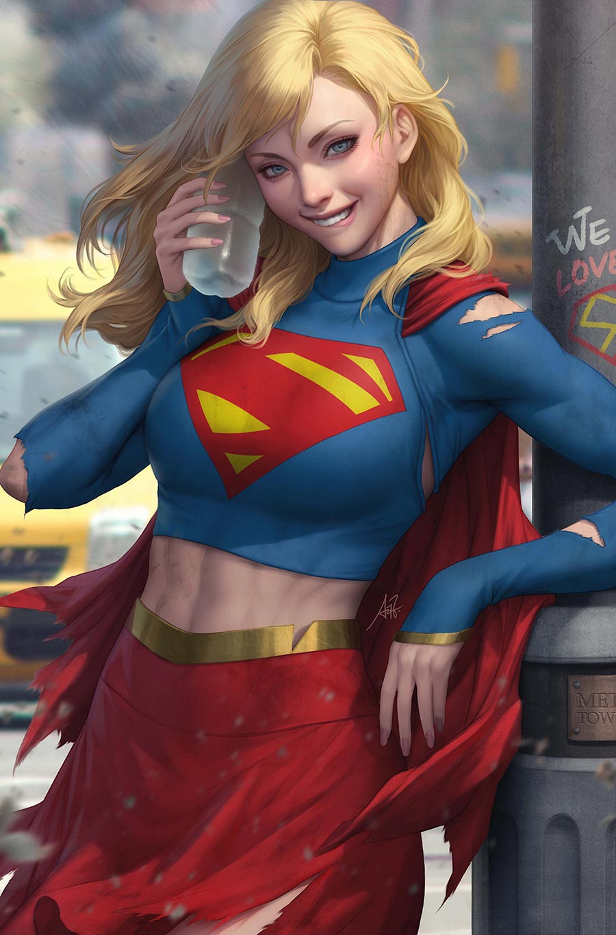 Supergirl Vol 8 #5 Cover B Variant Stanley Artgerm Lau Card Stock Cover (DC All In)